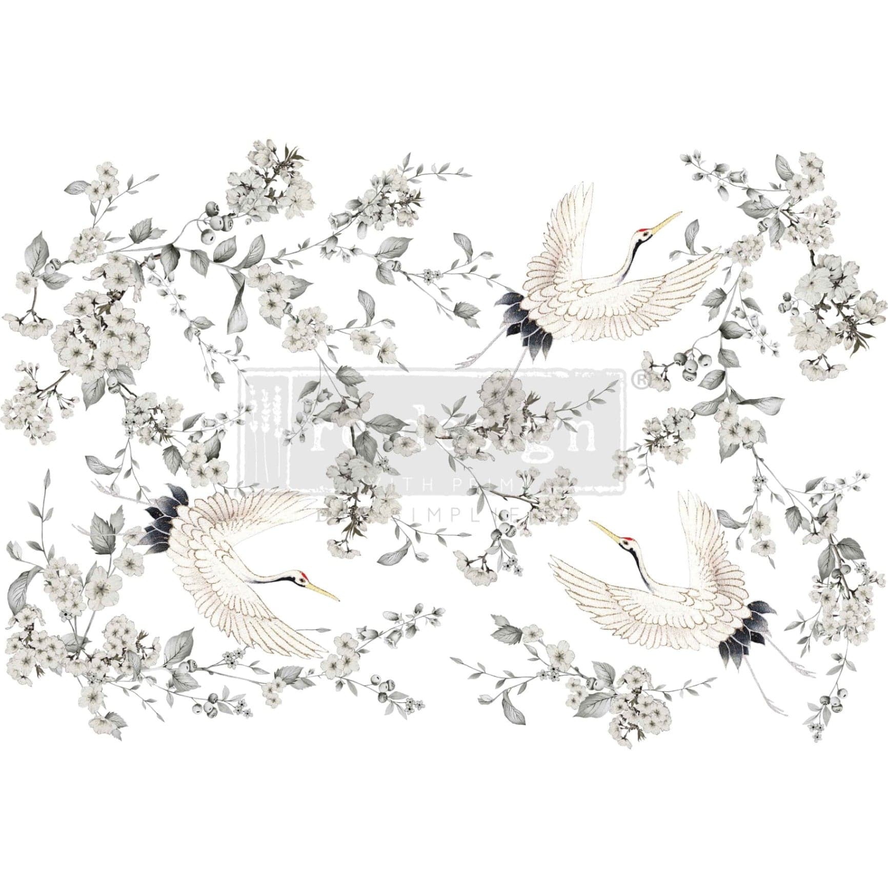 Decor Transfers® - Silver Wings - Image 1