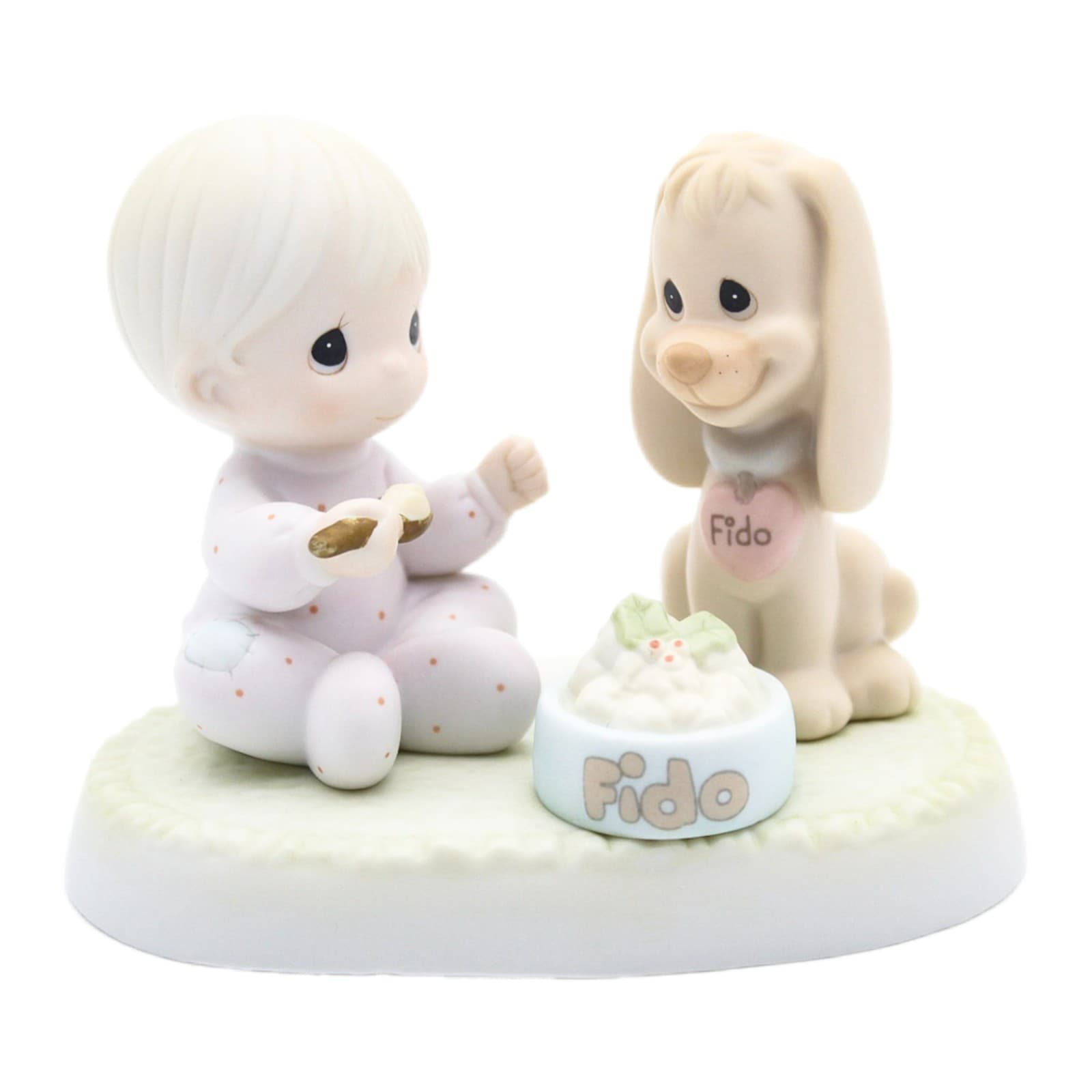 Precious Moments Sharing Our Christmas Together Enesco Porcelain Figurine 1997 - Image 1