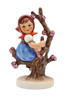 Hummel Goebel Apple Tree Girl West Germany Vintage Porcelain Figurine TMK5 - Image 1