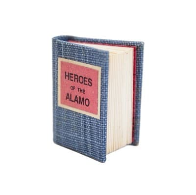 Vintage "Heroes Of The Alamo" Miniature Dollhouse Book SIGNED Rare - Image 1