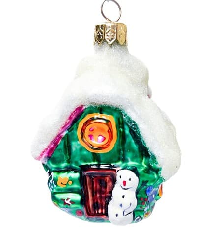 CHRISTOPHER RADKO 1996 Little Gem Wee Berry House Glass Christmas Ornament - Image 1