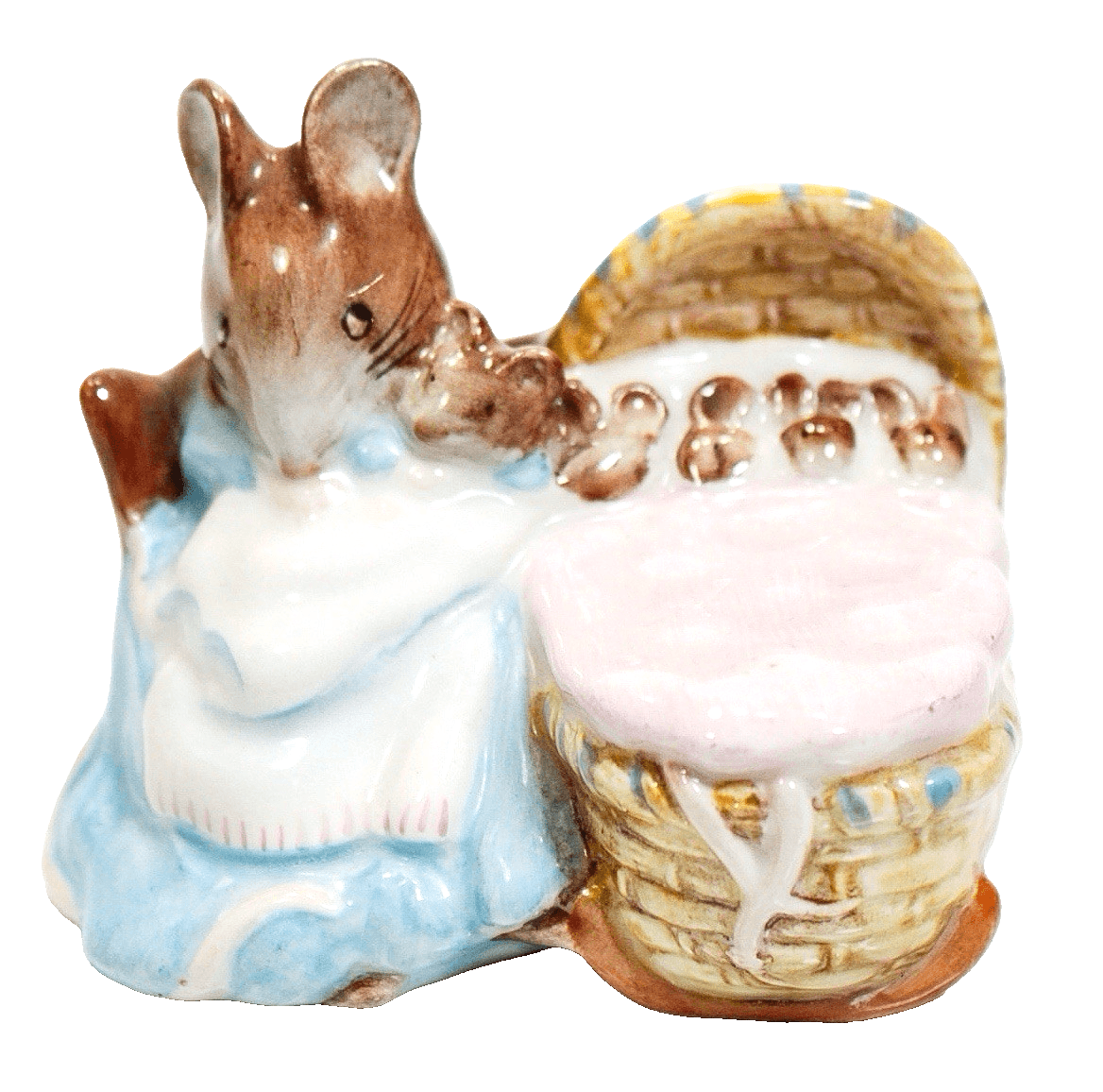 BESWICK ENGLAND Beatrix Potter "Hunca Munca" Porcelain Figurine - Image 1