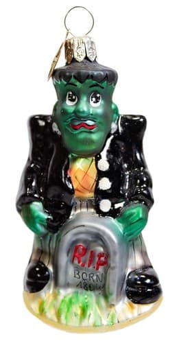 CHRISTOPHER RADKO "Frankie Baby" Little Gems Halloween Christmas Ornament - Image 1
