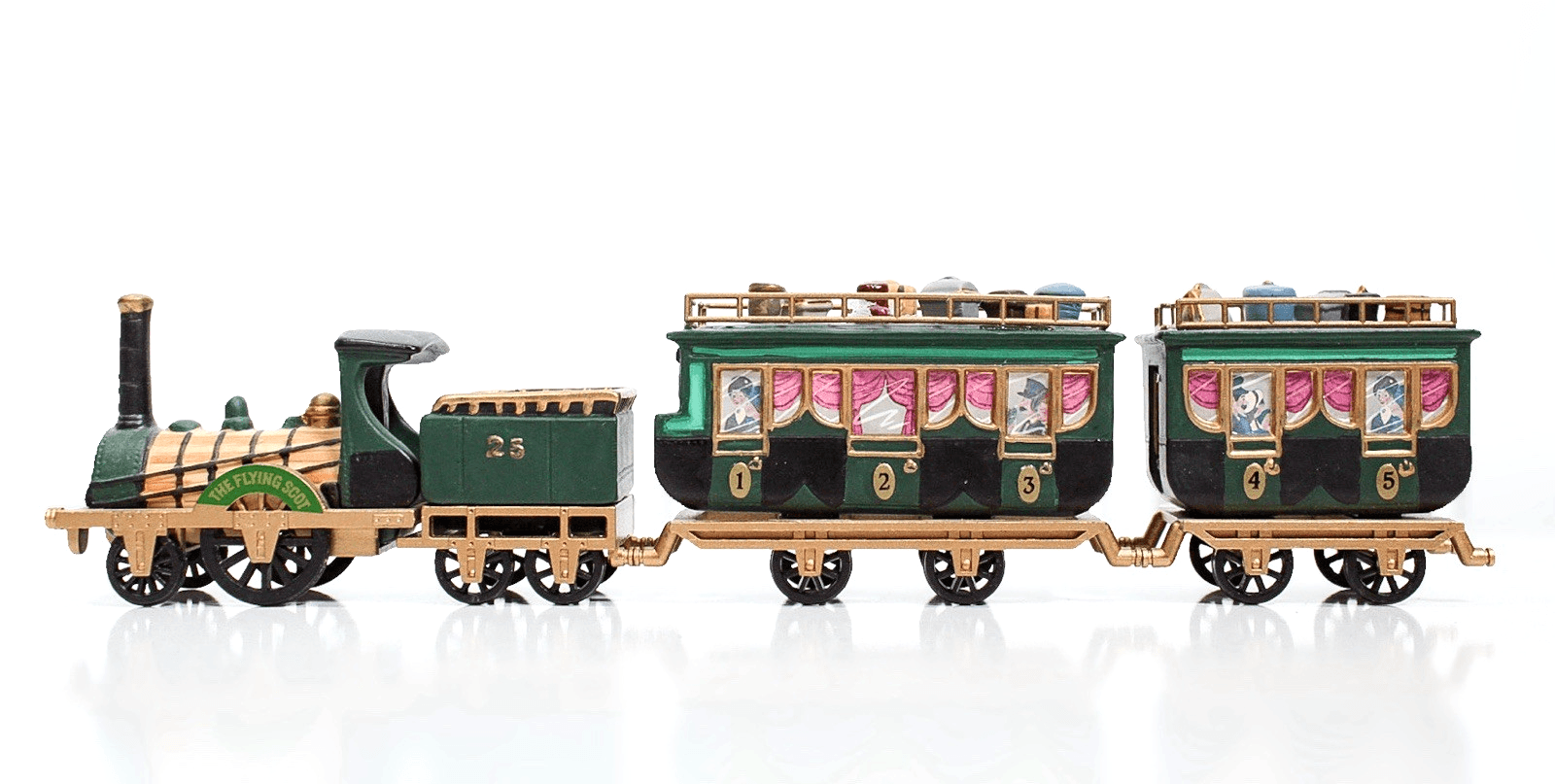 Department 56 Heritage Village Collection "The Flying Scot" Porcelain Train - Image 1