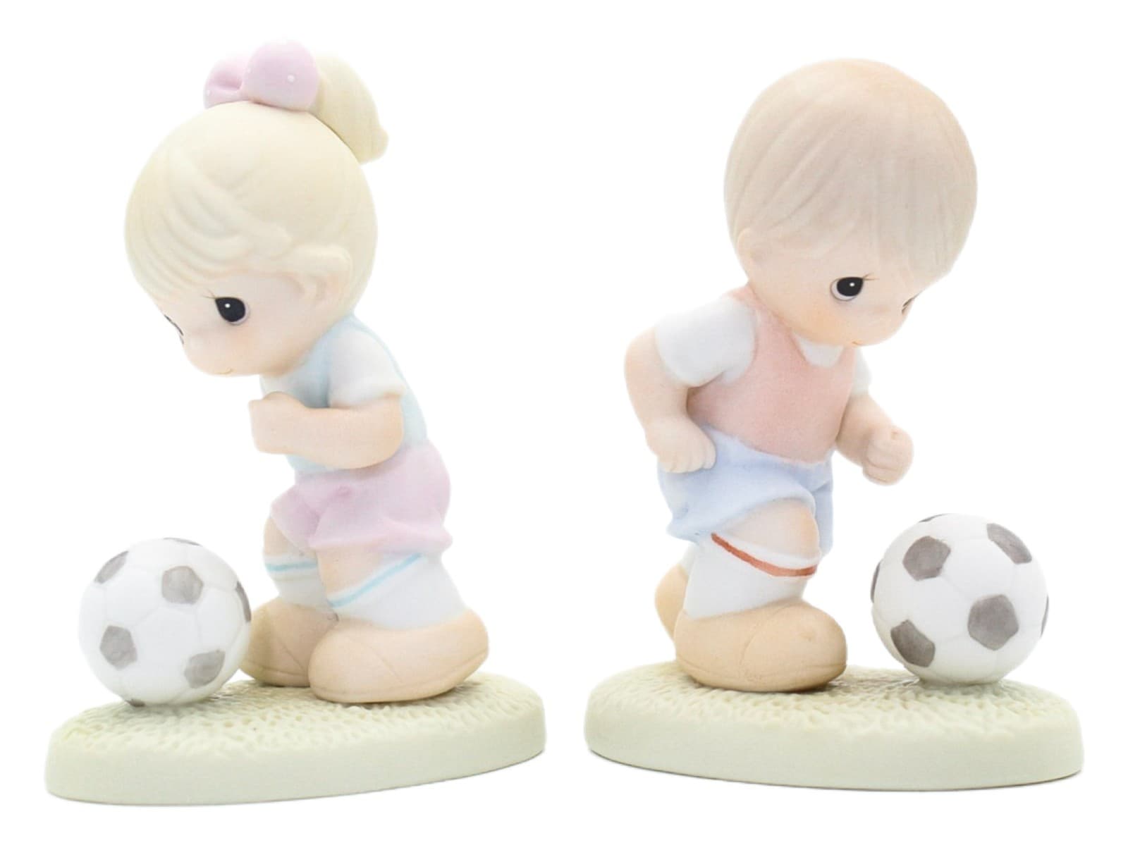 Precious Moments You'll Always Be A Winner To Me Boy & Girl Porcelain Figurines - Image 1