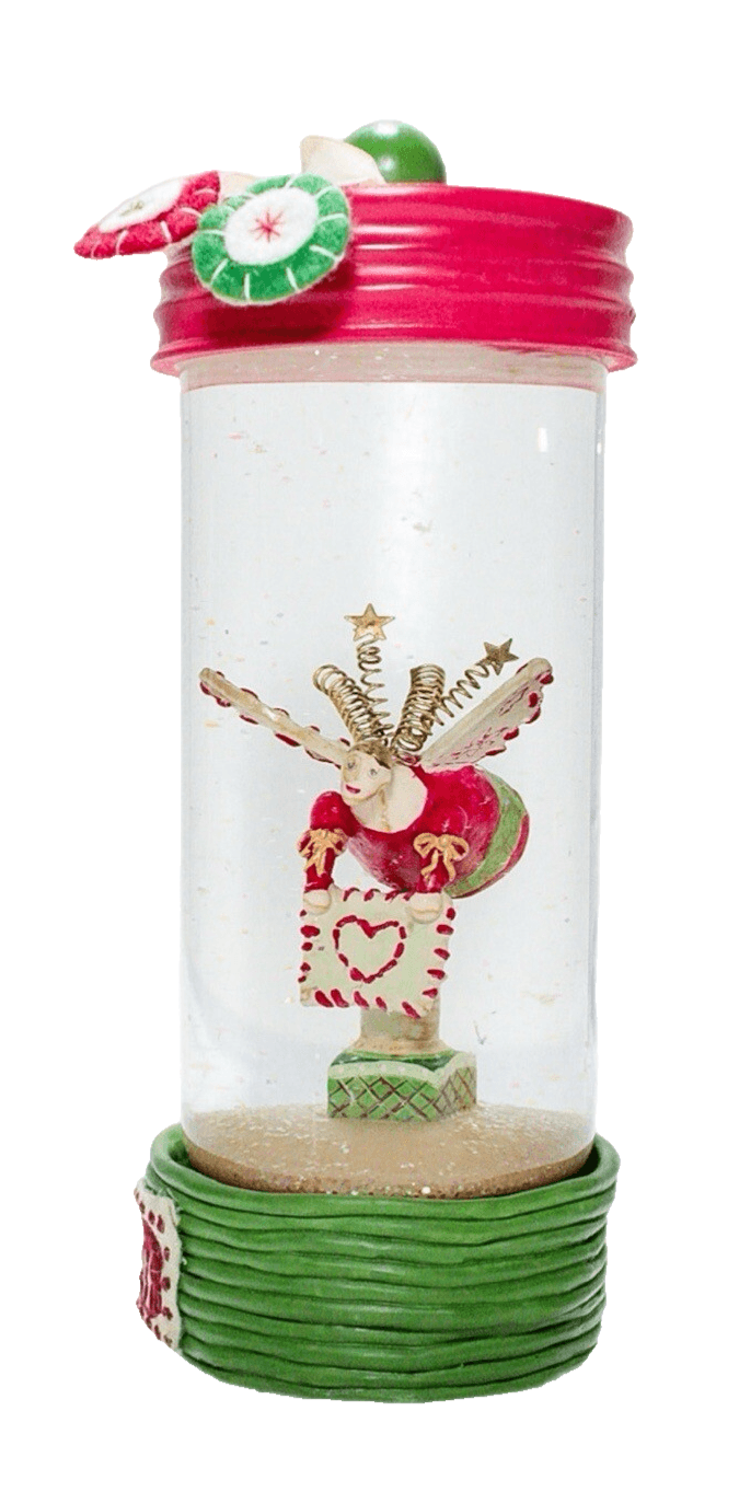 Vintage LORI SIBERT for Silvestri Christmas Fairy Snow Globe - Image 1