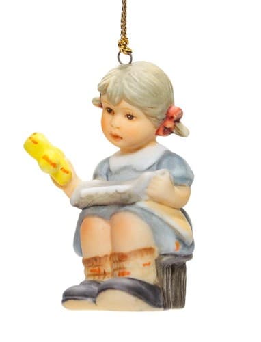 Berta Hummel Goebel 2000 Ceramic Christmas Porcelain Christmas Ornament Vintage - Image 1