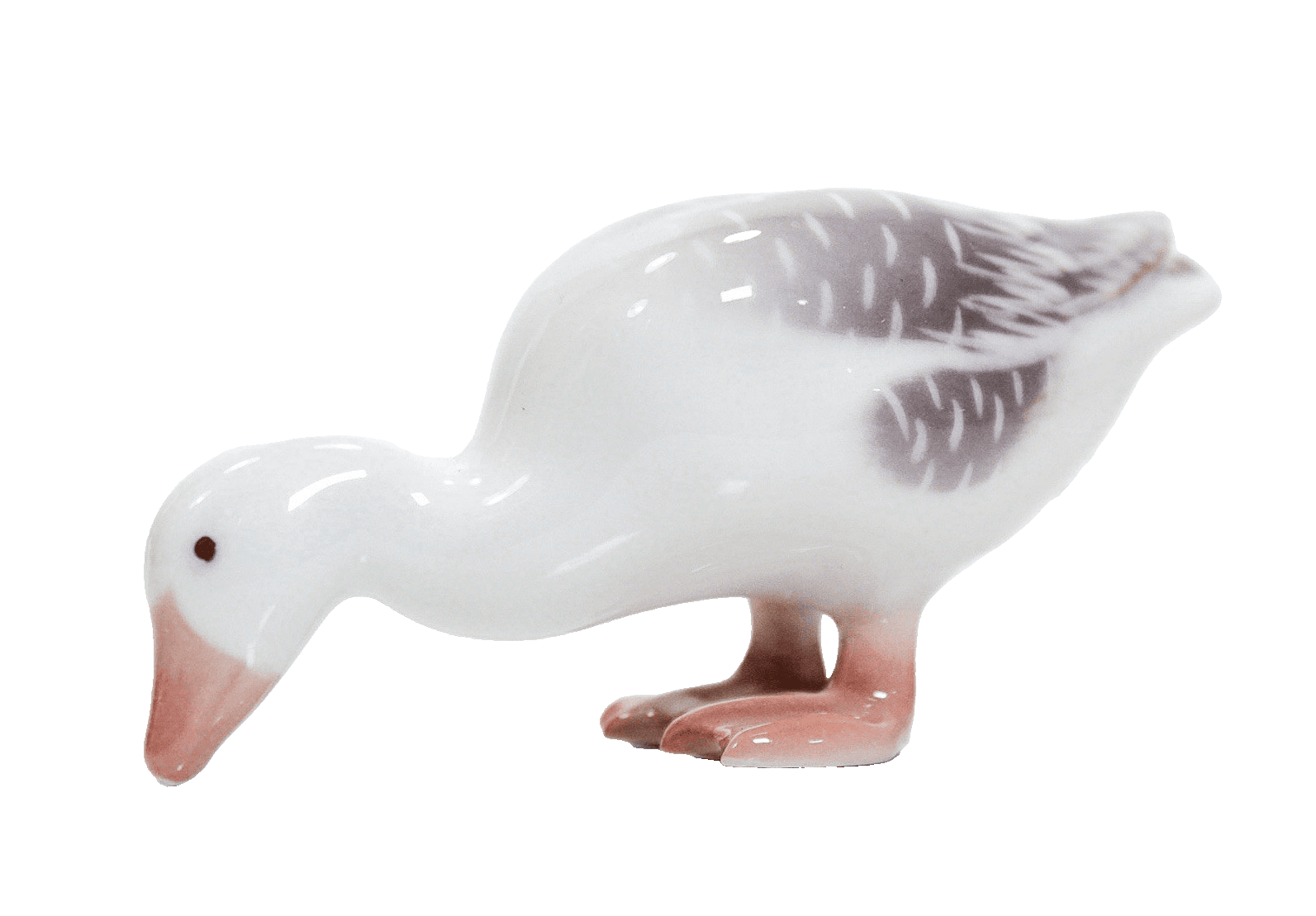 Vintage B&G Bing & Grondahl Denmark Hand Painted Goose Small Figurine - Image 1