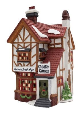Department 56 Heritage Village Dickens' Village Bumpstead Nye Cloaks & Canes - Image 1