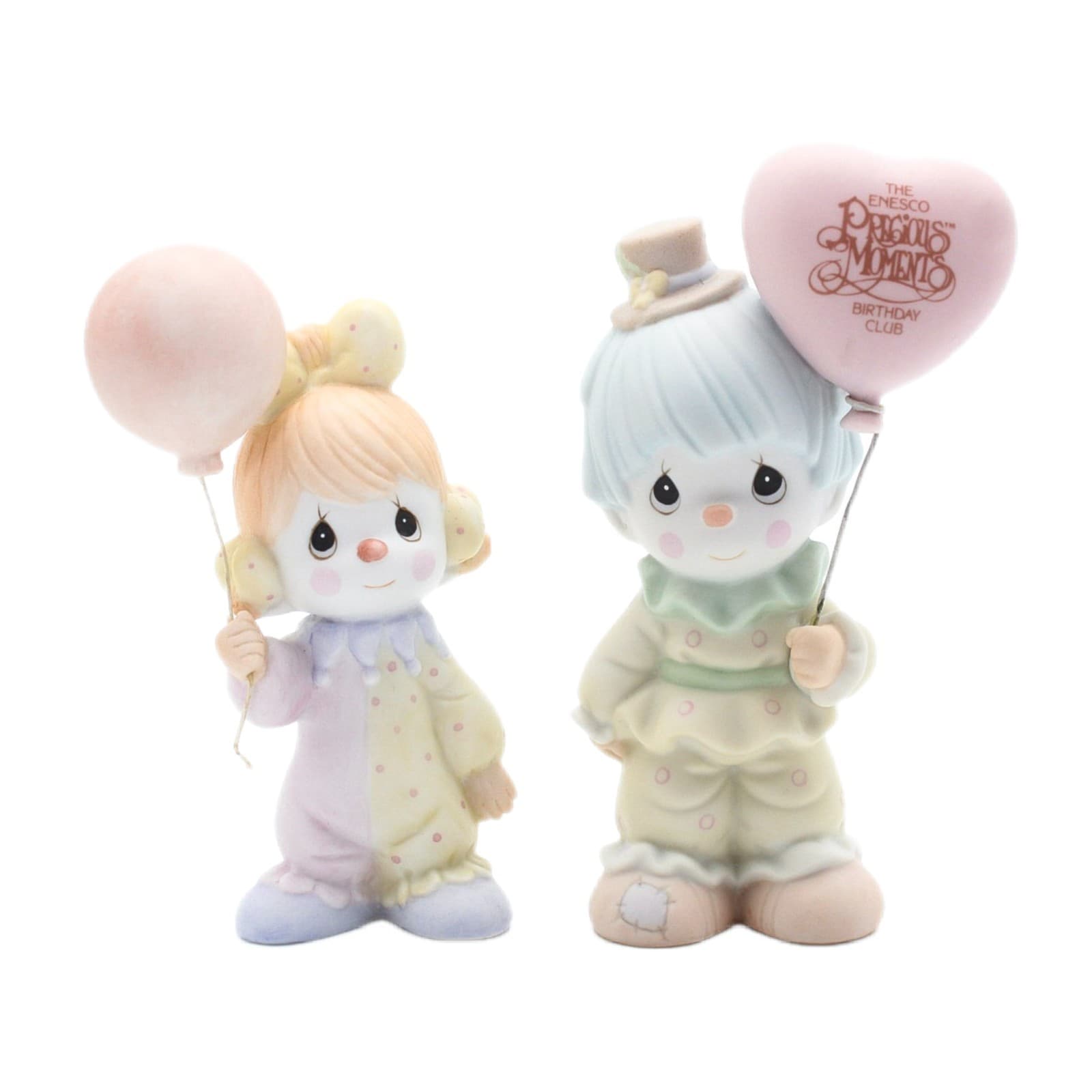 Precious Moments Happiness Is Belonging Enesco Porcelain Figurines Lot of 2 - Image 1