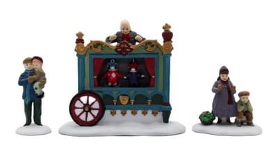 Department 56 The Old Puppeteer Heritage Village Collection Accessories 3pcs - Image 1