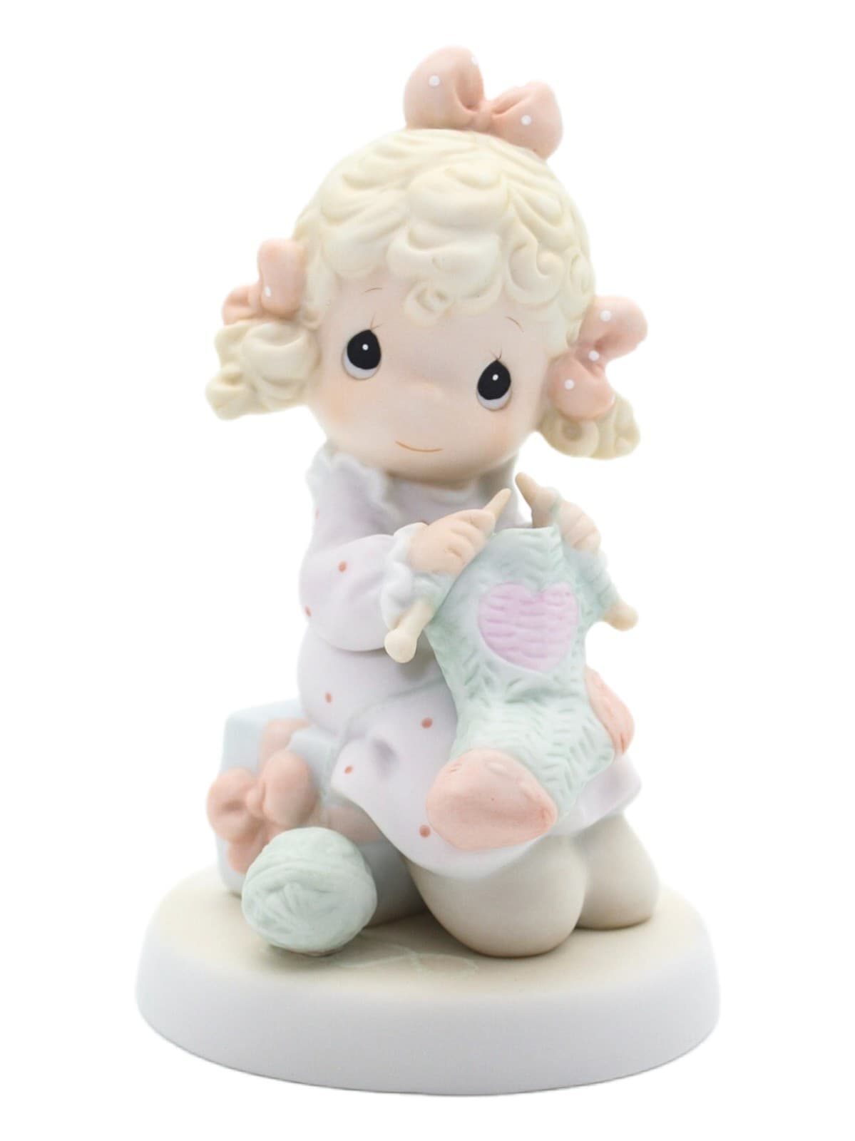 Precious Moments My Love Will Keep You Warm Enesco Porcelain Figurine 1997 - Image 1