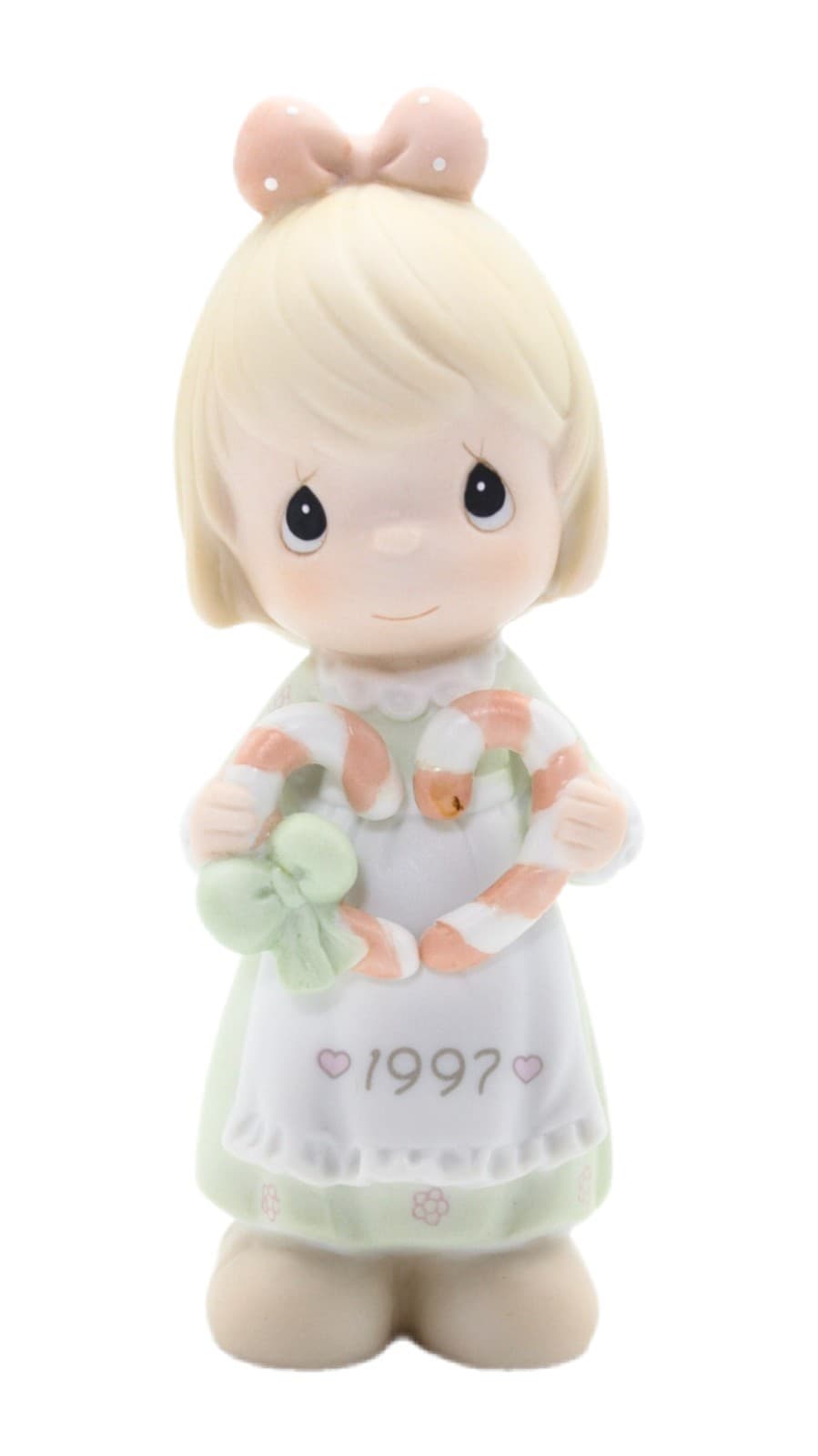 Precious Moments Cane You Join Us For a Merry Christmas Porcelain Figurine 1997 - Image 1