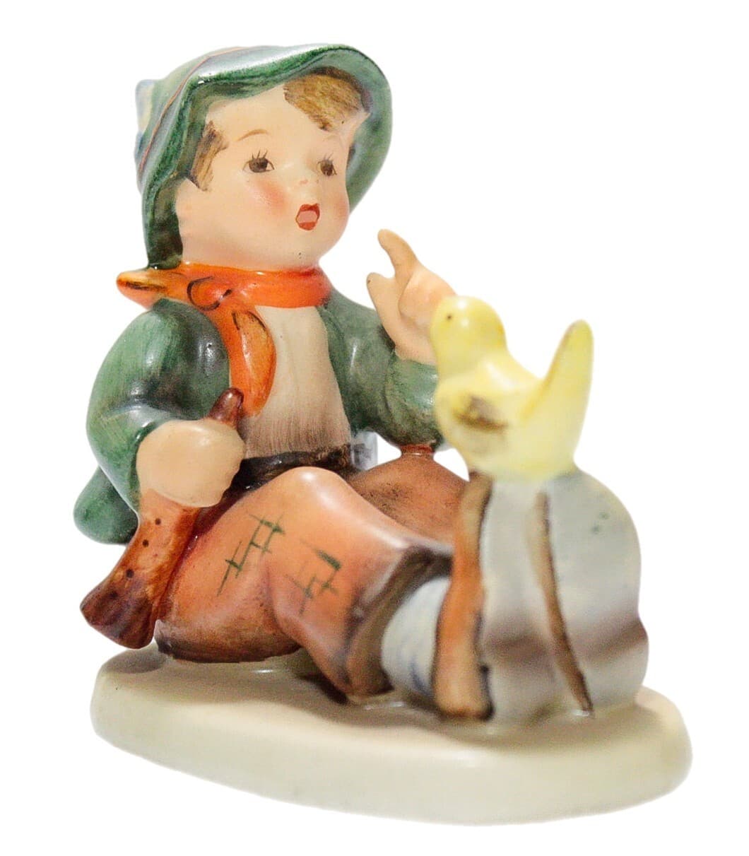 HUMMEL GOEBEL W. Germany 1950's "Singing Lesson" Hand Painted Porcelain Figurine - Image 1