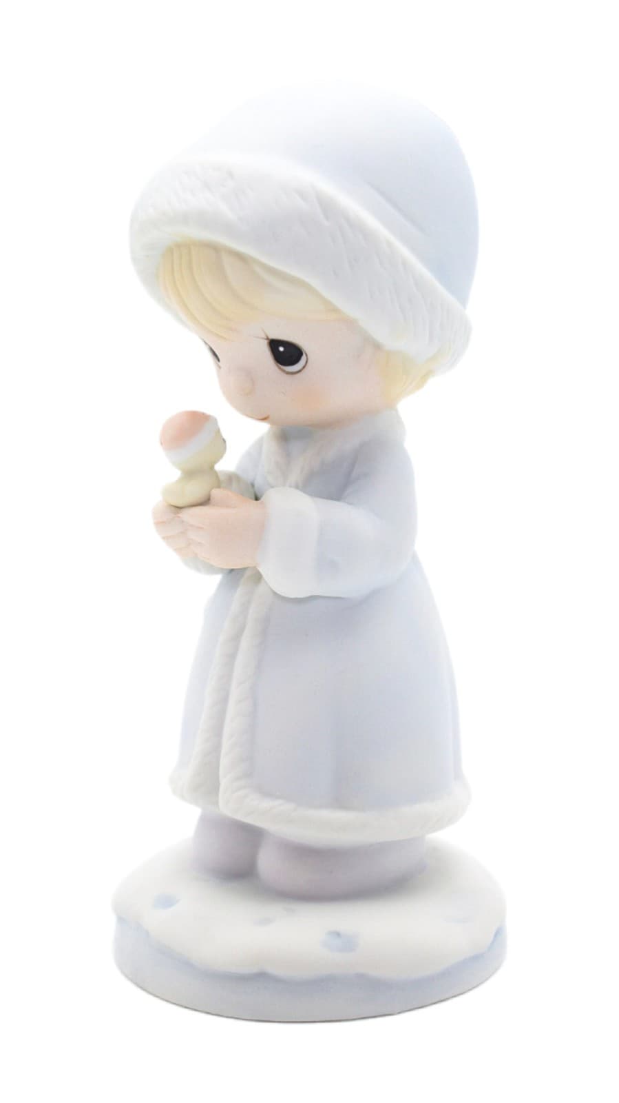 Precious Moments May Your Christmas Be Merry Enesco Porcelain Figurine 1991 - Image 1