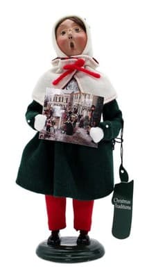 Byers' Choice 2002 Vintage Advent Calendar Girl The Carolers Christmas Doll - Image 1