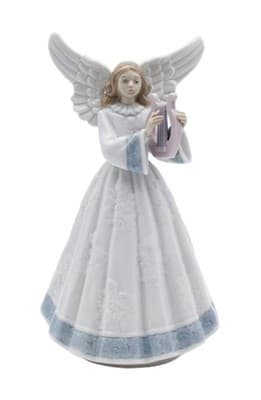 Lladro Heavenly Harpist Handmade In Spain Angel Daisa Porcelain Figurine In Box - Image 1