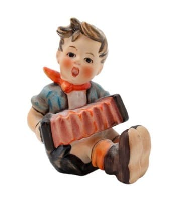 Hummel Goebel Boy With Accordion West Germany Vintage Porcelain Figurine TMK4 - Image 1