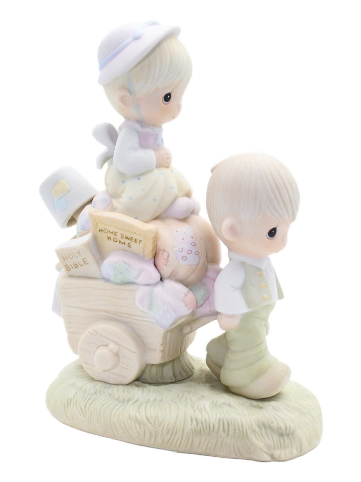 Precious Moments Walking By Faith Enesco Porcelain Figurine 1979 - Image 1