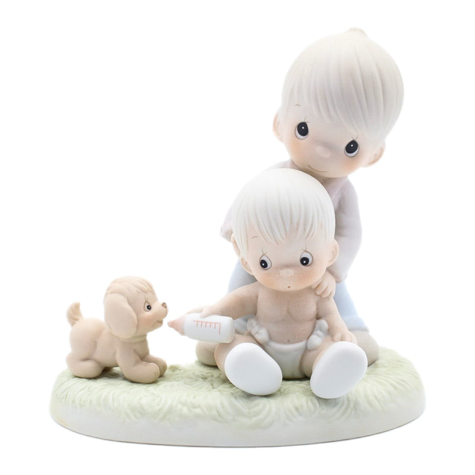 Precious Moments Baby's First Pet Enesco Porcelain Figurine 1988 - Image 1