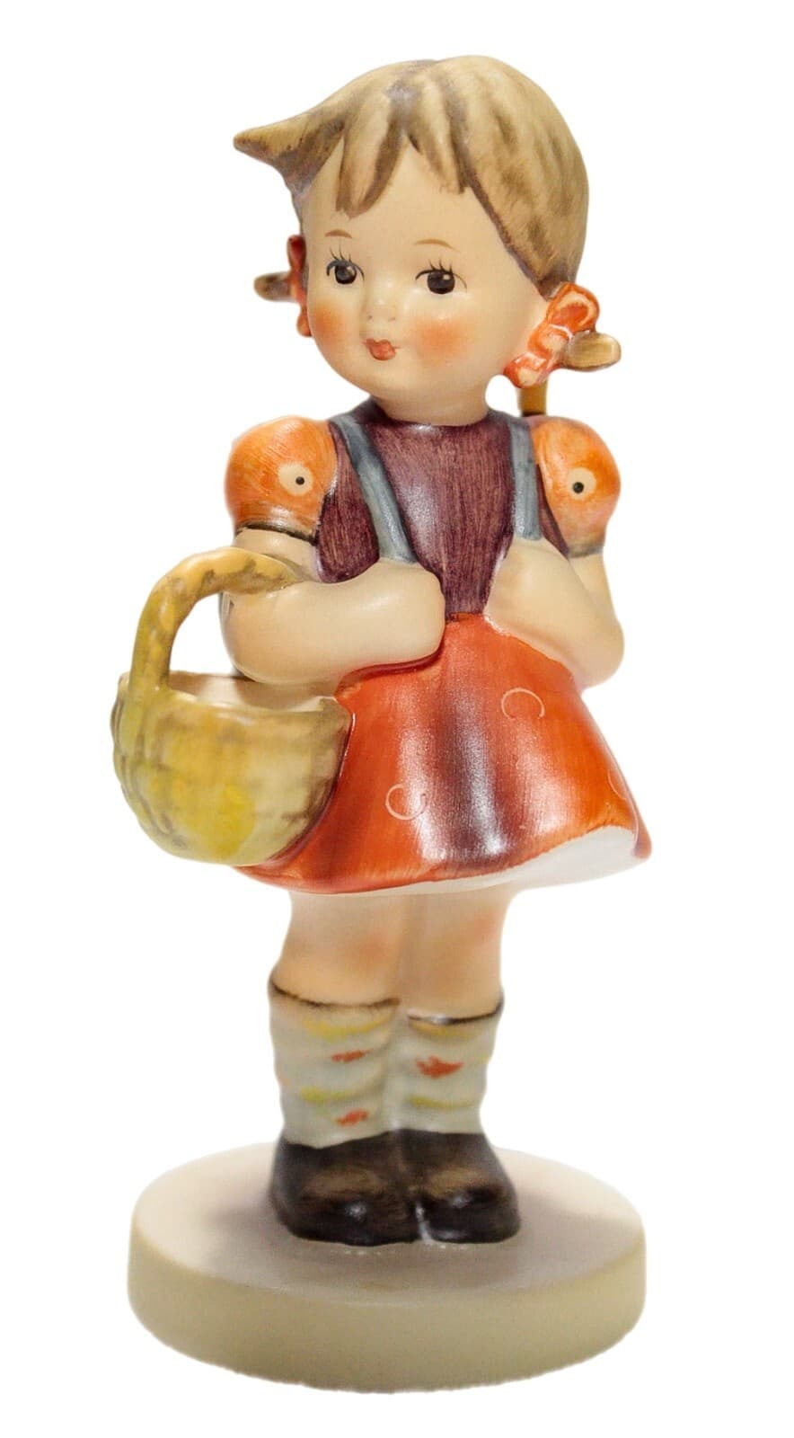 GOEBEL HUMMEL W. Germany "School Girl" Hand Painted Porcelain Figurine TMK6