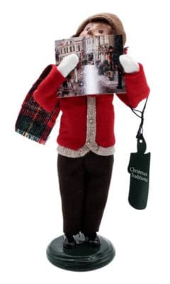 Byers' Choice 2002 Vintage Advent Calendar Boy The Carolers Christmas Doll - Image 1