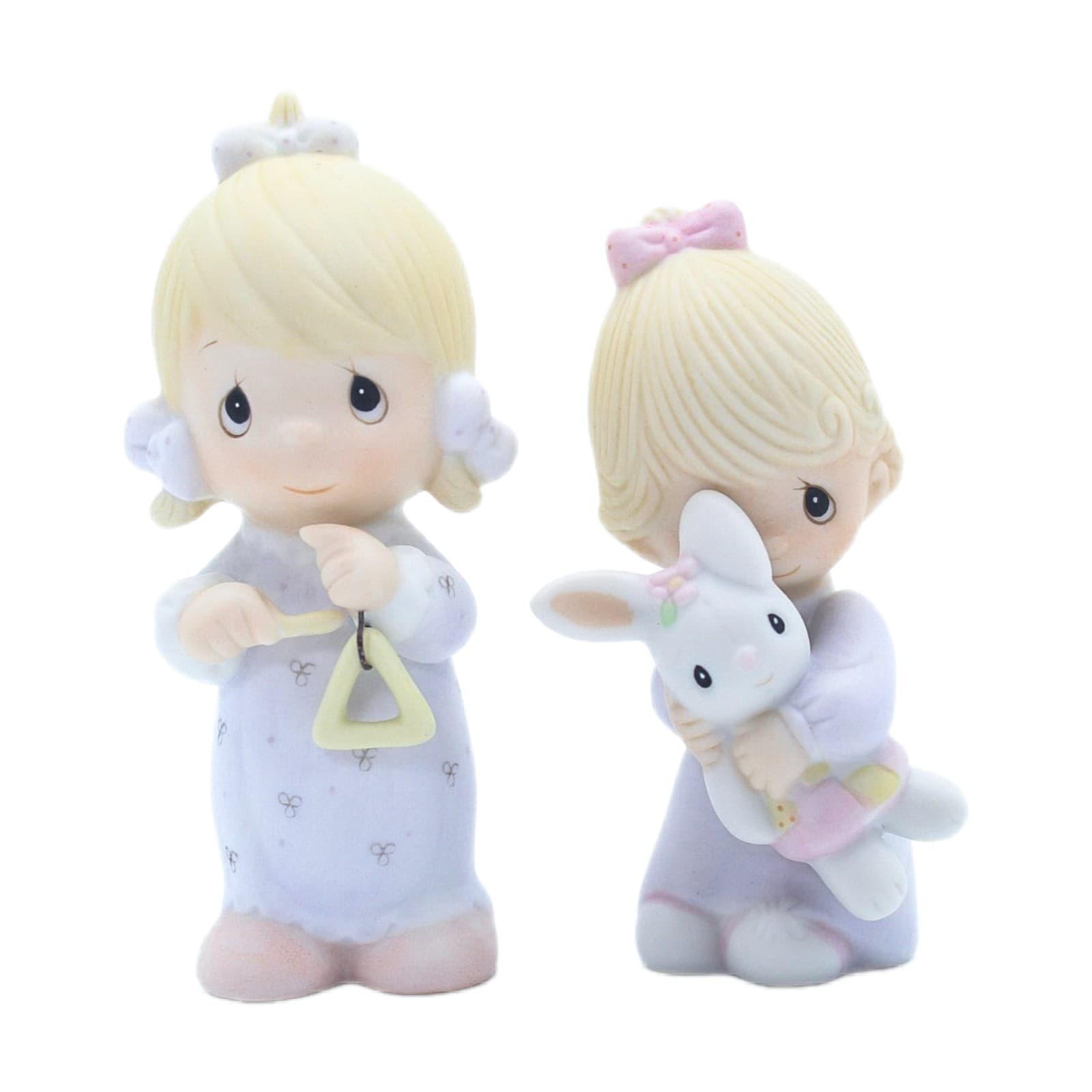 Precious Moments There's A Song In My Heart Enesco Porcelain Figurines Lot of 2 - Image 1