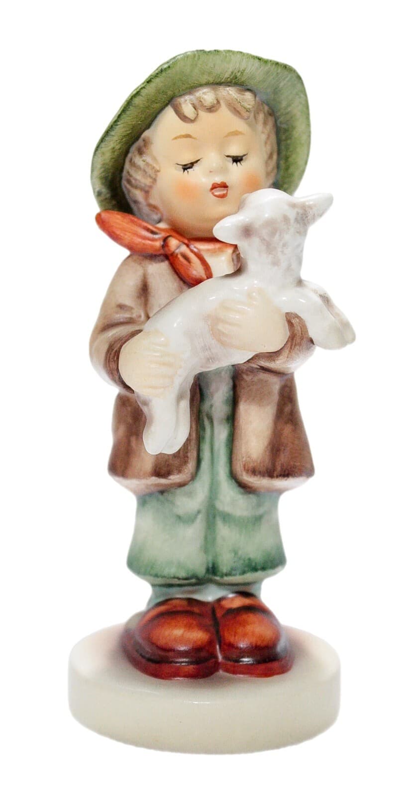 GOEBEL HUMMEL Germany "Lost Sheep" Hand Painted Porcelain Figurine TMK5 - Image 1