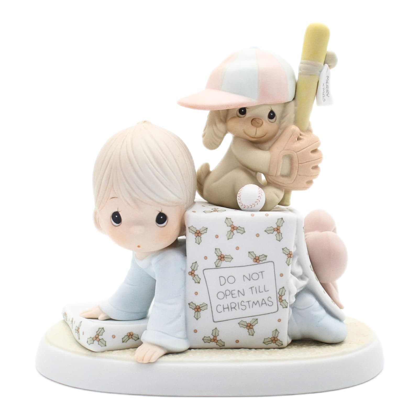 Precious Moments Wishing You a Very Successful Season Porcelain Figurine 1989 - Image 1