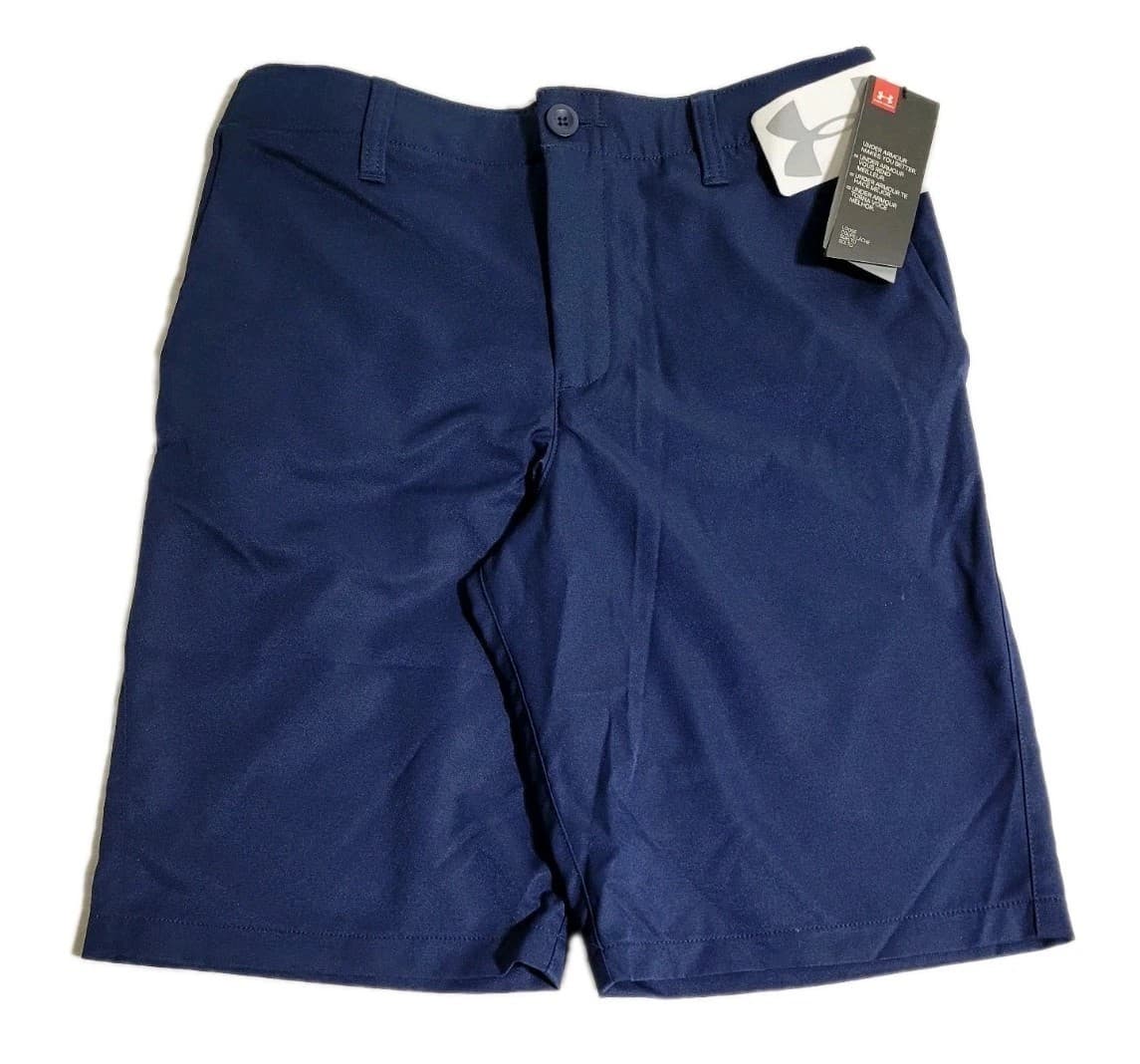 Under Armour Loose Fit Athletic Golf Shorts Youth Boys Size 14 MSRP $40.00 New - Image 1