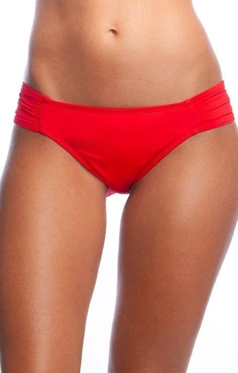La Blanca L108769 Womens Flame Island Goddess Side Shirred Hipster Bottom Sz 10 - Image 1