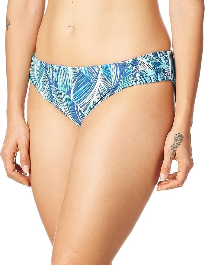 La Blanca Women's Standard Side Shirred Hipster Bikini Swimsuit Bottom, Size 16 - Image 1