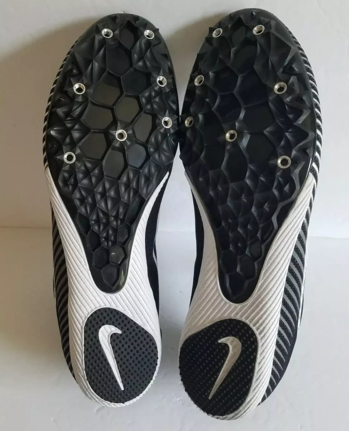 Nike Zoom Rival M9 Racing Track and Field Shoes Black White Lightweight Men's 13 - Image 1
