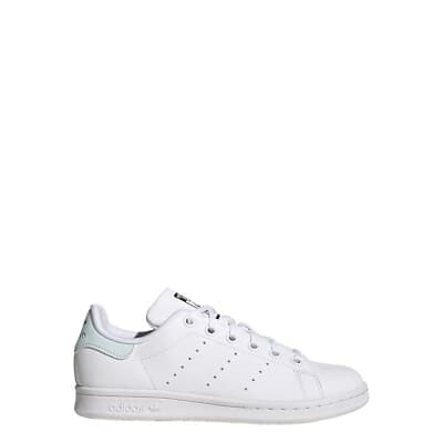ADIDAS ORIGINALS STAN SMITH SNEAKER, WHITE/ALMOST BLUE, 7M/9W US UNISEX - Image 1