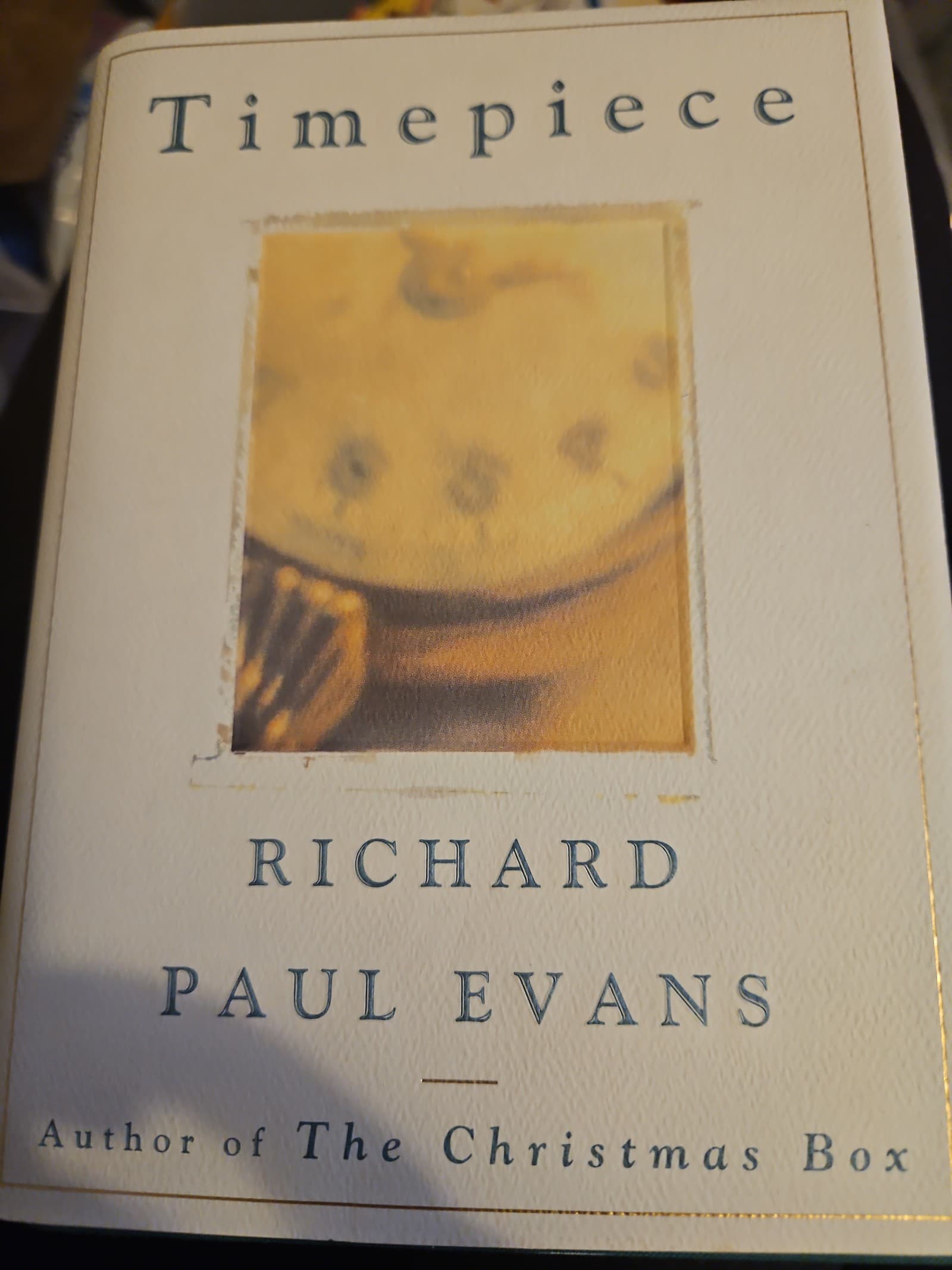 Timepiece. Richard Paul Evans. Hardcover. Buy 3 get 1 free. - Image 1