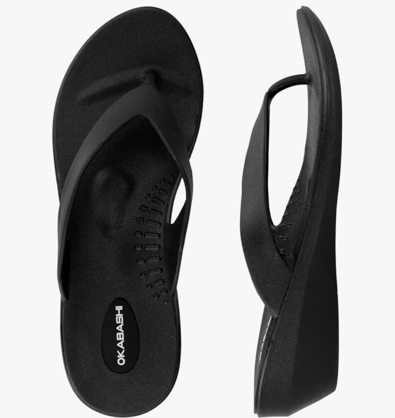 Okabashi Lakeside Flip Flops – Lightweight Comfort Sandals_Size Large - Image 1