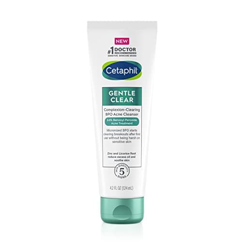 Cetaphil Gentle Clear Complexion-Clearing BPO Acne Cleanser, 4.2 OZ - Image 1