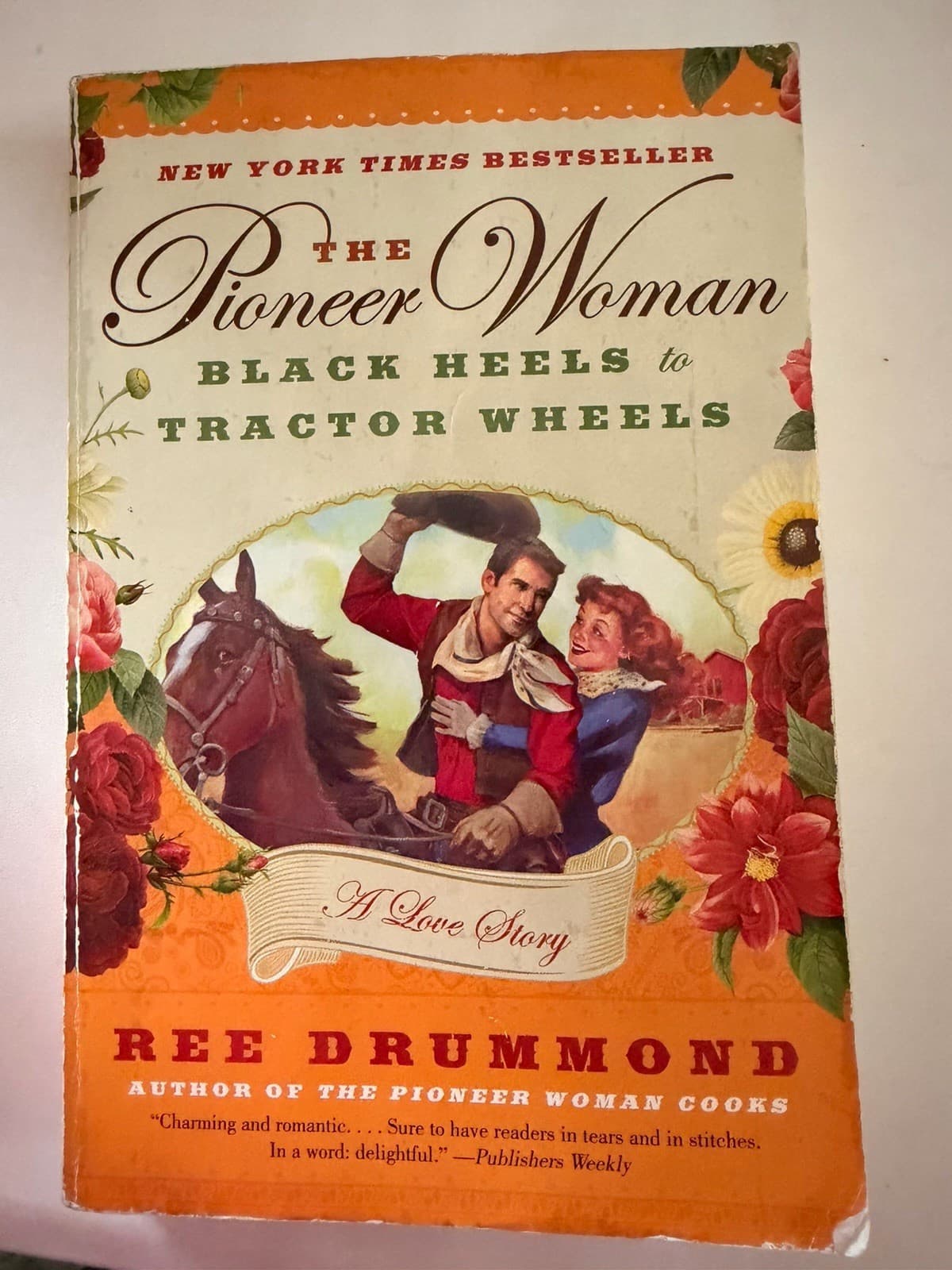 Ree Drummond The Pioneer Woman Black Heels to Tractor Wheels PB 2012