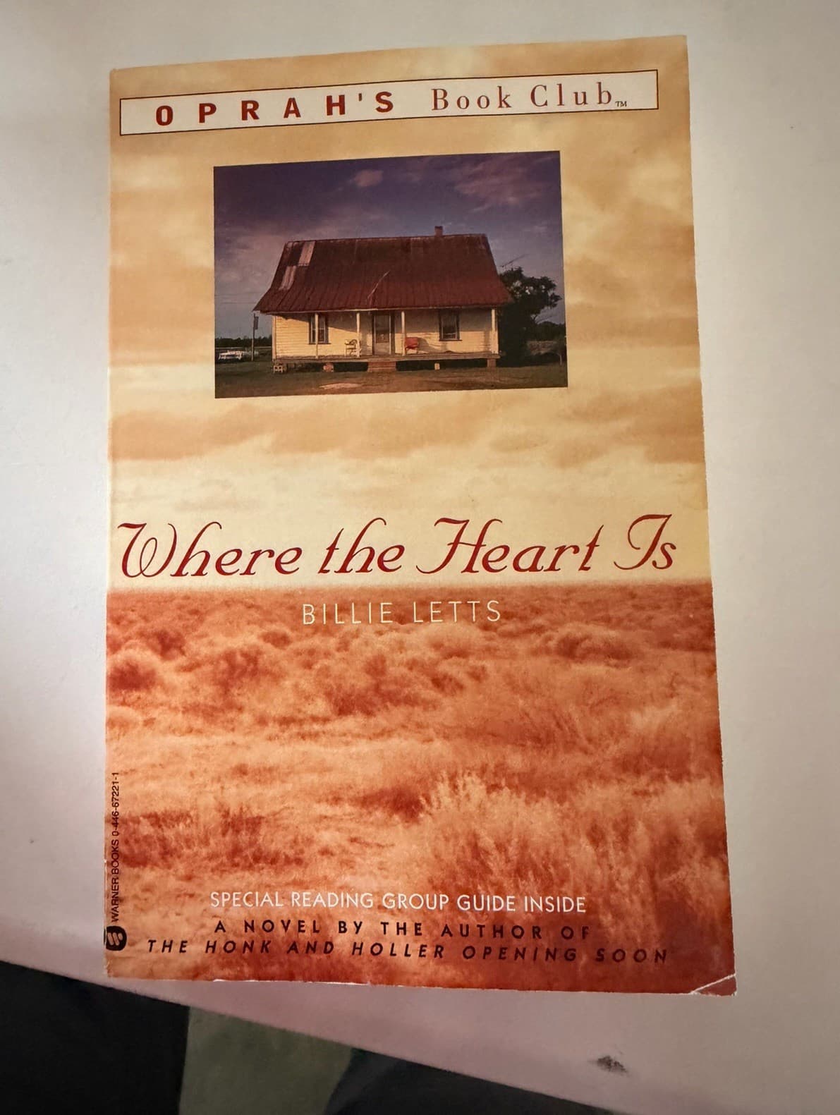 Billie Letts Where the Heart Is Oprah's Book Club Trade PB 1st Printing