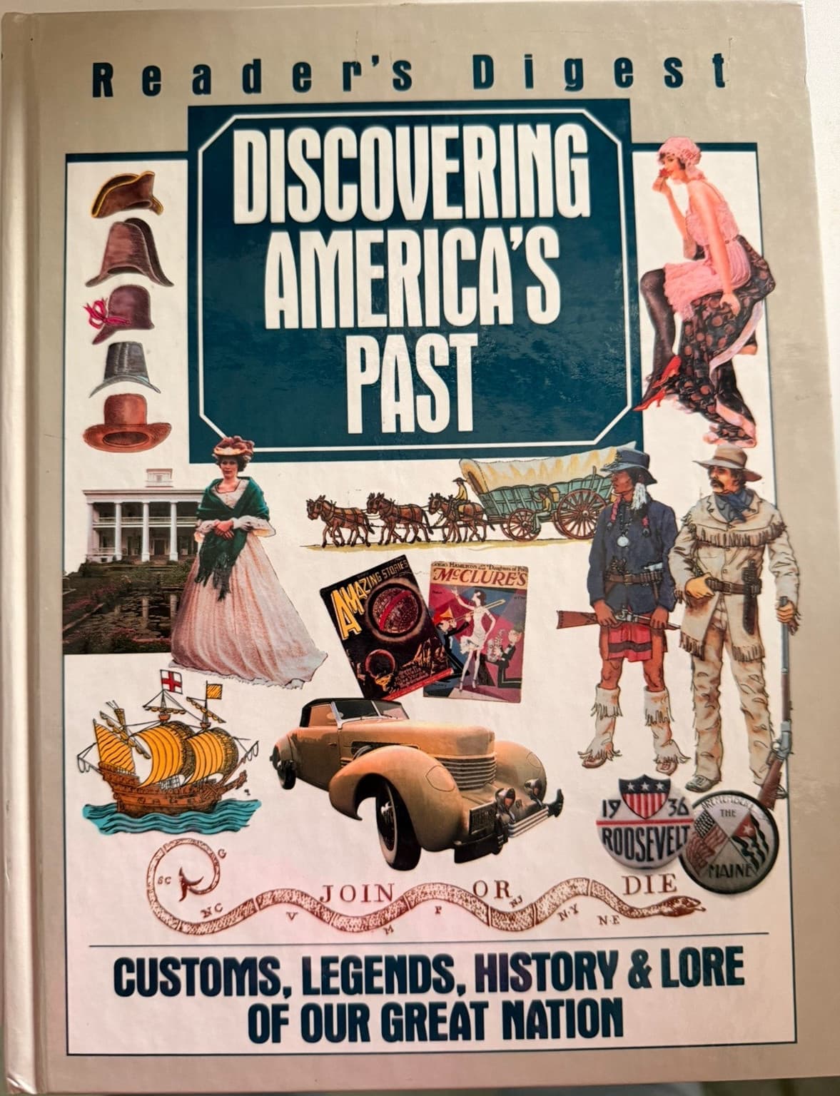 Reader's Digest Discovering America's Past Hardcover 1993 Reader's Digest Assoc