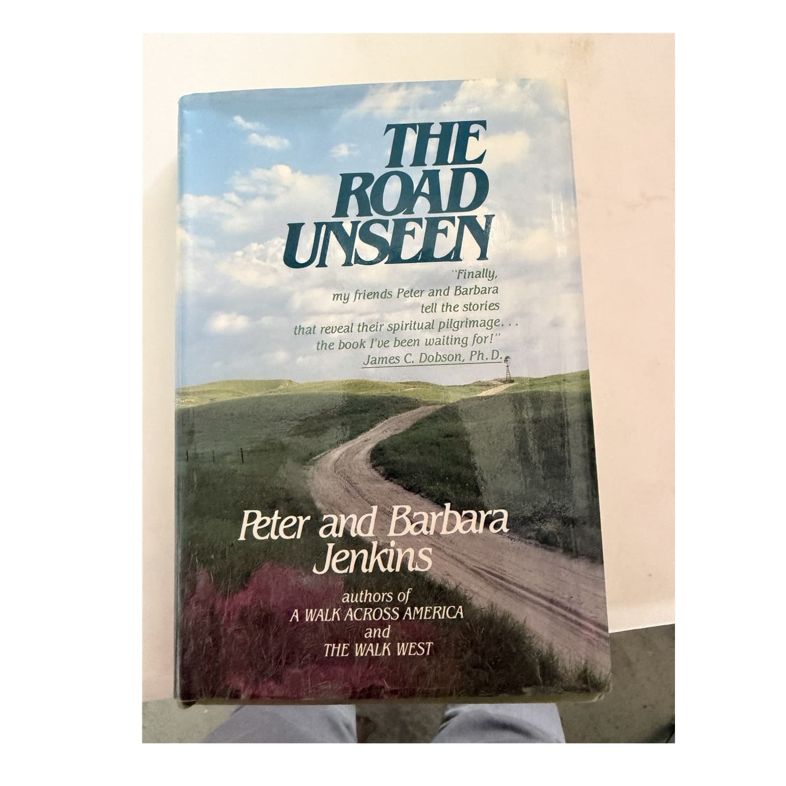 Peter Jenkins Barbara Jenkins The Road Unseen Hardcover Thomas Nelson 1985 DJ