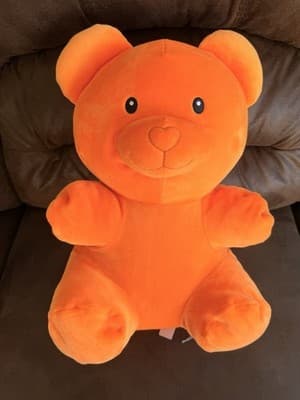 Valentine’s Day Orange Gummy Bear Plush 16” Way To Celebrate