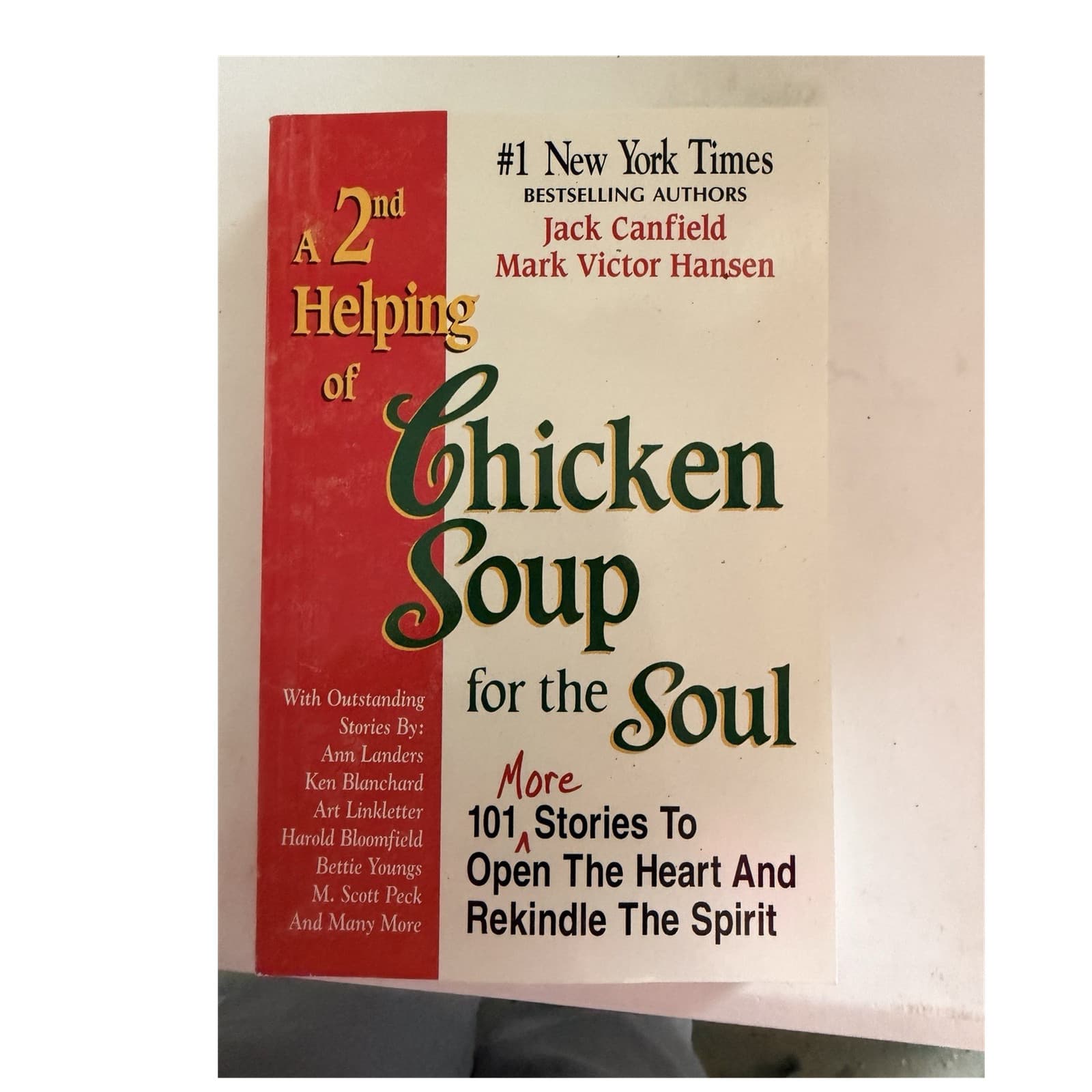 Jack Canfield Mark Victor Hansen A 2nd Helping Chicken Soup Trade PB 1995