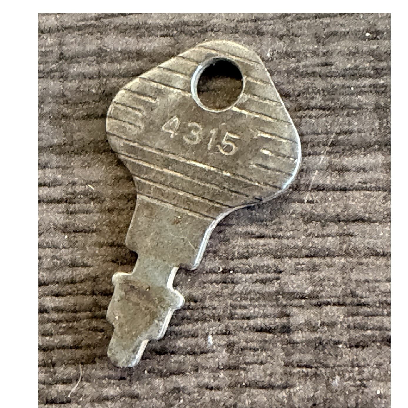 Vintage Cabinet Lock Keys Set Collectible Marked 4315 & NDA4