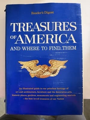 Reader's Digest Treasures of America Hardcover Illustrated Vintage w/ Dust Jack…