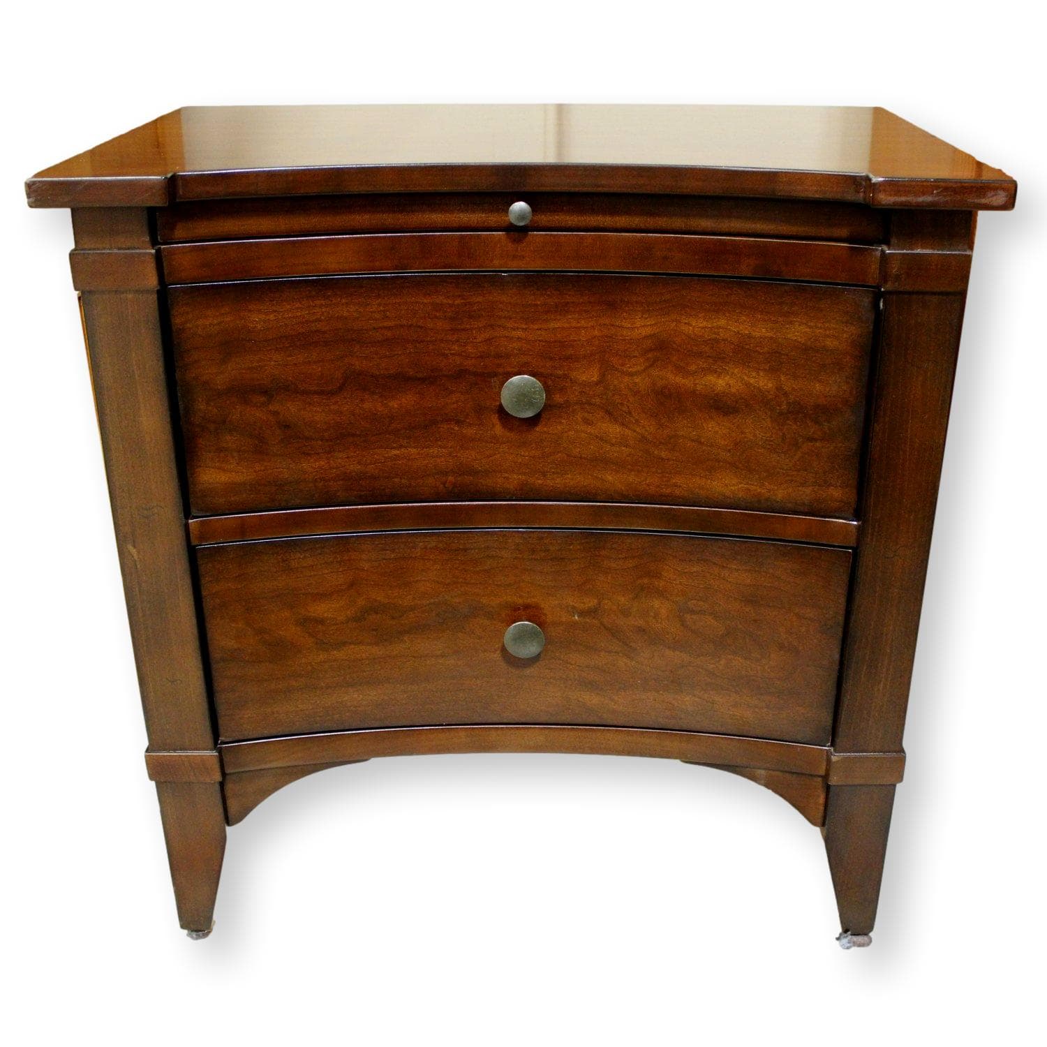 Hooker Furniturer 2 Drawer Nightstand w/Pullout & Light - Image 1