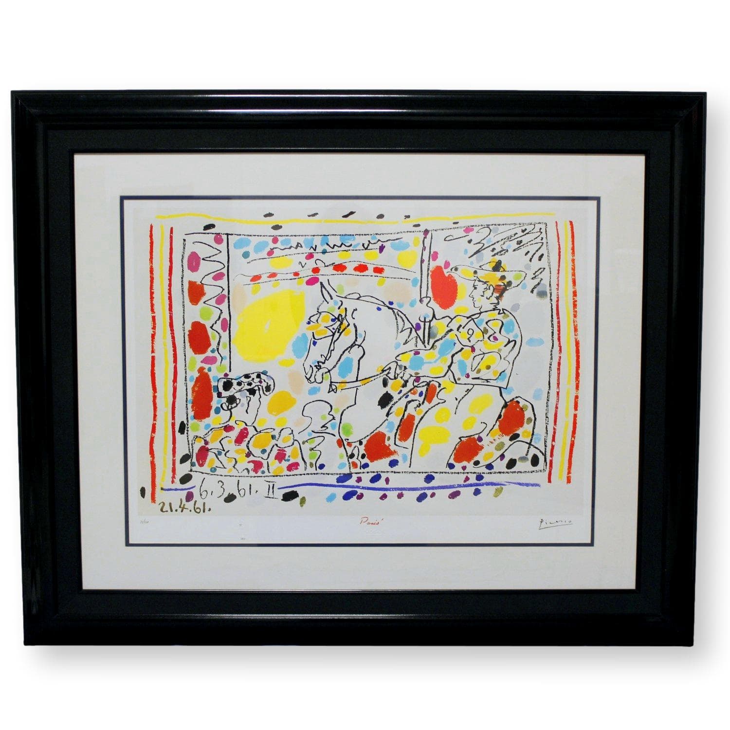 Gallery Framed Art Print 'Le Picador II 1961' By Pablo Picasso - Image 1