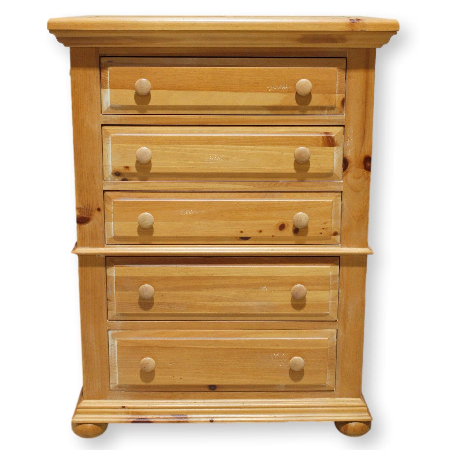 Broyhill 5 Drawer Pine Chest - Image 1