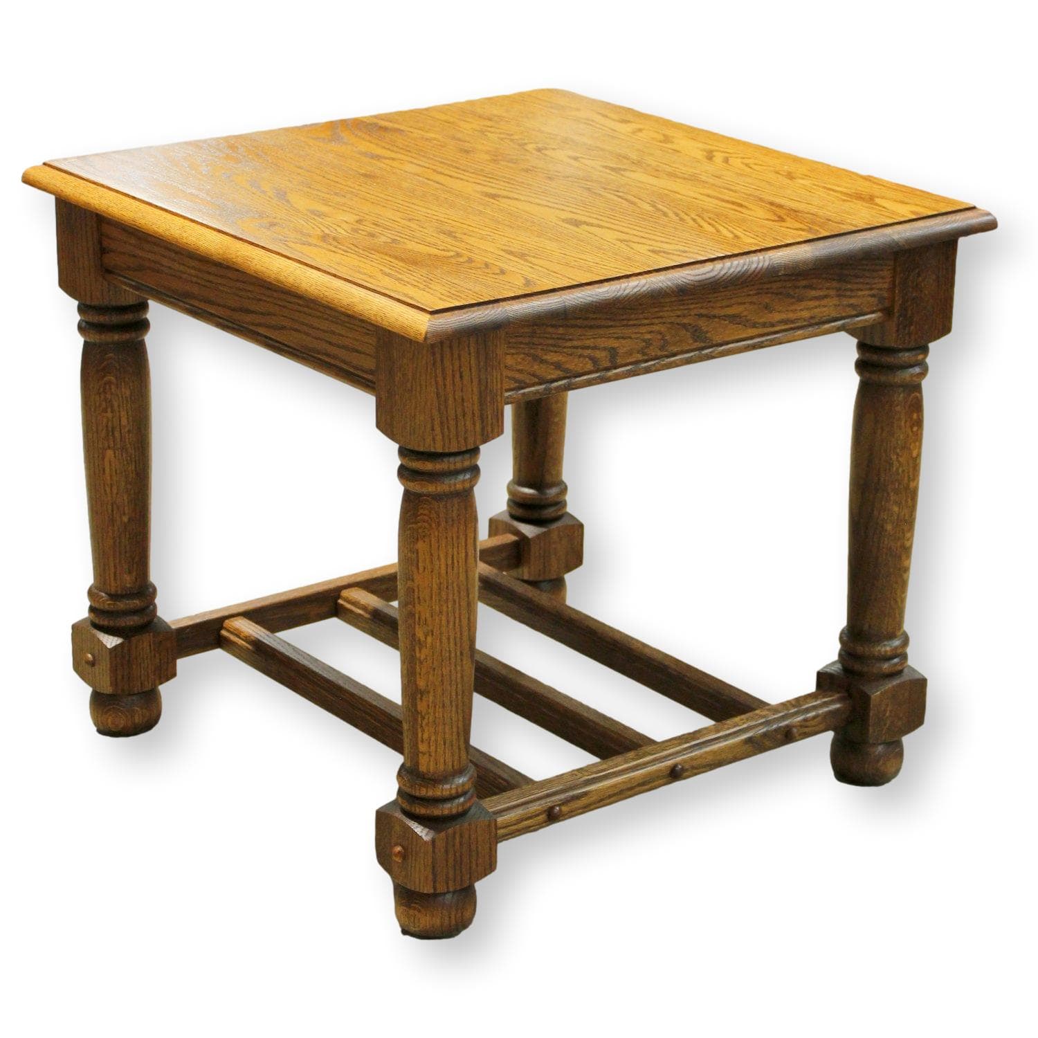 Heirloom Enterprises Solid Dark Oak Square End Table - Dark Oak - Image 1