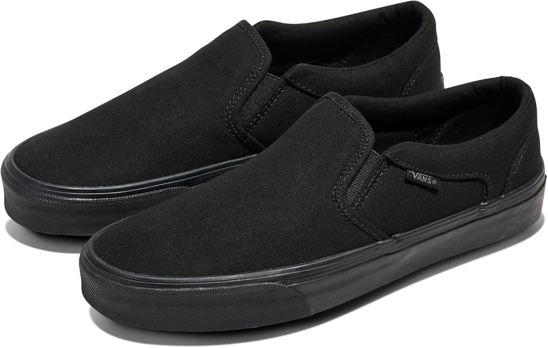 Vans Asher Slip-On Black Shoes Men’s Size 11.5 M - Image 1